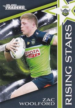2023 NRL Traders Titanium - Rising Stars #RS06 Zac Woolford Front